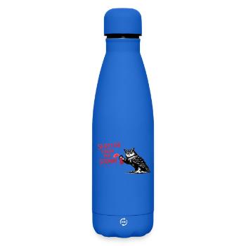 Shelter from the Storm - Matte Thermosflasche 500 ml - Königsblau - Vorne