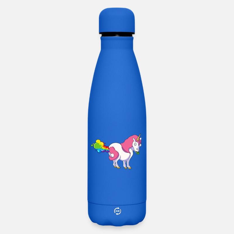 Pupsi Einhorn - Matte Thermosflasche 500 ml - Königsblau