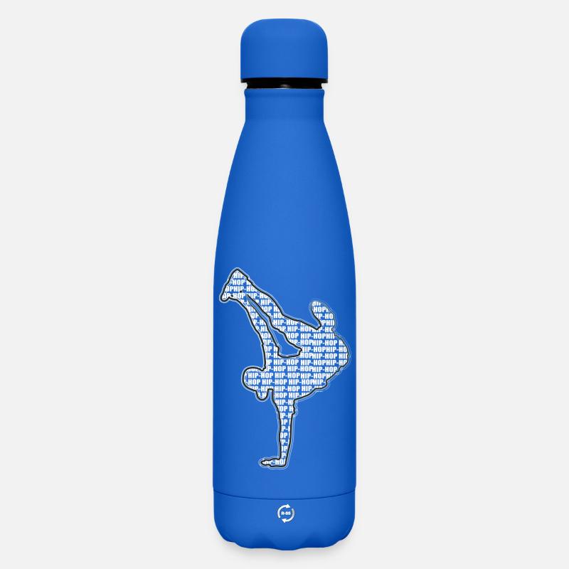 Breakdance - Matte Insulated Water Bottle 500 ml - royal blue