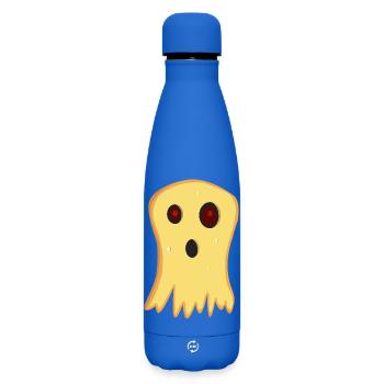 cheese ghost halloween - Matte Insulated Water Bottle 500 ml - royal blue - Front