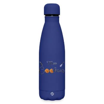 Miss cookies - Bouteille isotherme SOFT TOUCH 500 ml - bleu foncé  - Devant