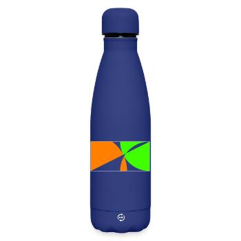Restez sur la balle! - Bouteille isotherme SOFT TOUCH 500 ml - bleu foncé  - Devant