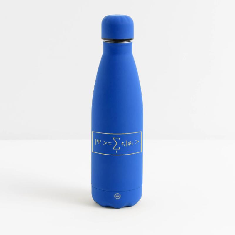 Quantenphysik Quanten Physik Quantensprung Matte Thermosflasche 500 ml