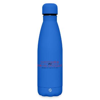 Chocolatine or Chocolate Bread perso I do not care - Matte Insulated Water Bottle 500 ml - royal blue - Front