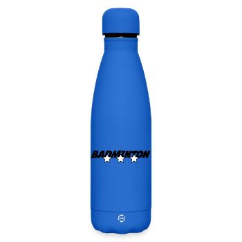 Badminton  - Bouteille isotherme SOFT TOUCH 500 ml - bleu roi - Devant