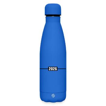 2026 Line - Matte Insulated Water Bottle 500 ml - royal blue - Front