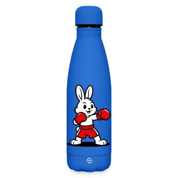Hasenboxen - Matte Thermosflasche 500 ml - Königsblau - Vorne