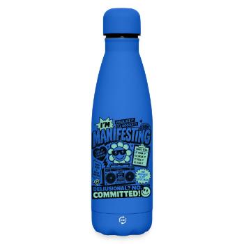 I'm Manifesting Committed Motivation - Matte Thermosflasche 500 ml - Königsblau - Vorne
