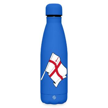 City of London Flag - Matte Insulated Water Bottle 500 ml - royal blue - Front