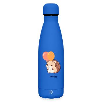 Süßer Igel - Matte Thermosflasche 500 ml - Königsblau - Vorne