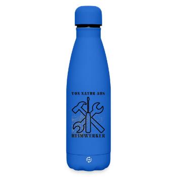 Do-it-yourselfers by nature – tool design - Matte Insulated Water Bottle 500 ml - royal blue - Front