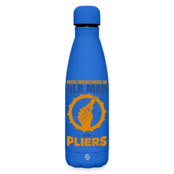 Pensionierter Elektriker - Matte Thermosflasche 500 ml - Königsblau - Vorne