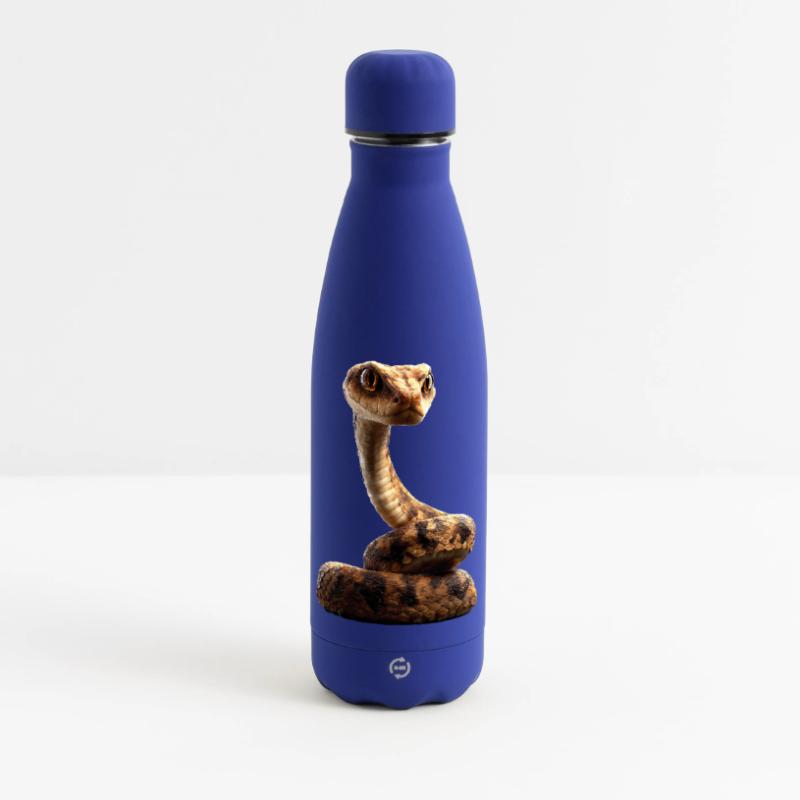snake, python, cobra, rattlesnake, snakes Matte Insulated Water Bottle 500 ml