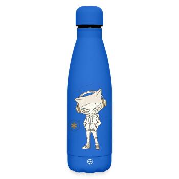StreetCat - Matte Insulated Water Bottle 500 ml - royal blue - Front