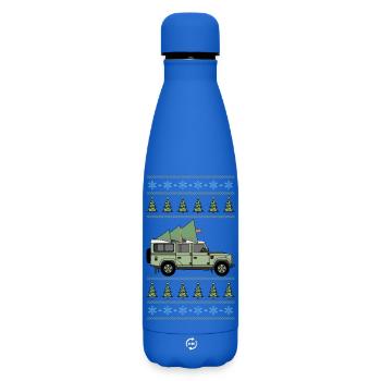 Verteidiger 110 - Weihnachtsbaum - Matte Thermosflasche 500 ml - Königsblau - Vorne