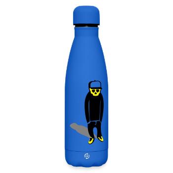 emo - Matte Insulated Water Bottle 500 ml - royal blue - Front