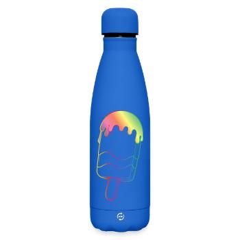 Regenbogen Eis Outline Neon Style  - Matte Insulated Water Bottle 500 ml - royal blue - Front