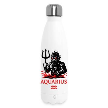 Sternzeichen Wassermann Monster - Thermosflasche 500 ml - Weiß - Vorne