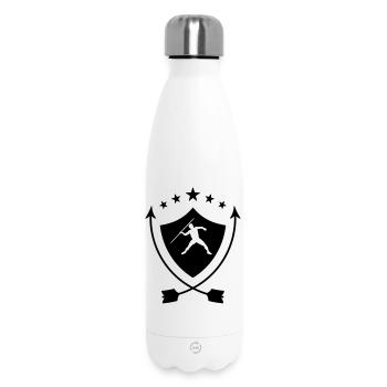 Lancer de Disque / Poids / Javelot / Marteau - Bouteille isotherme 500 ml - blanc - Devant
