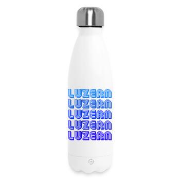 Luzern Gradient Schriftzug - Thermosflasche 500 ml - Weiß - Vorne