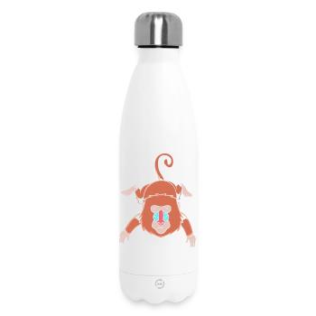 Affe - Thermosflasche 500 ml - Weiß - Vorne