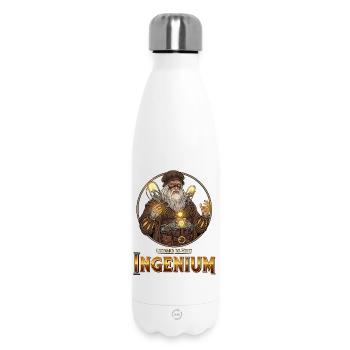 Ingenium Leonardo: Steampunk-Zauberer - Thermosflasche 500 ml - Weiß - Vorne