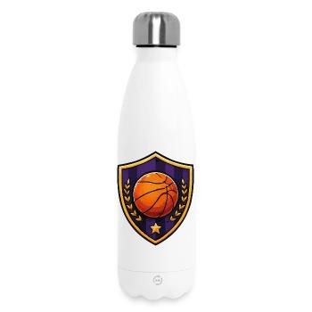 Laurel du Bouclier de basketball - Bouteille isotherme 500 ml - blanc - Devant