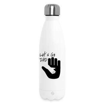 Let's Go DAD - Bouteille isotherme 500 ml - blanc - Devant
