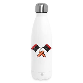 Pinceaux de peintre - Bouteille isotherme 500 ml - blanc - Devant