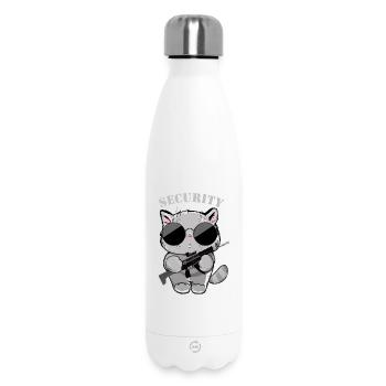 Agent de sécurité Cat avec pistolet - Bouteille isotherme 500 ml - blanc - Devant