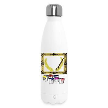 Art Art Academy Artist Brush Painting - Insulated Water Bottle 500 ml - white - Front