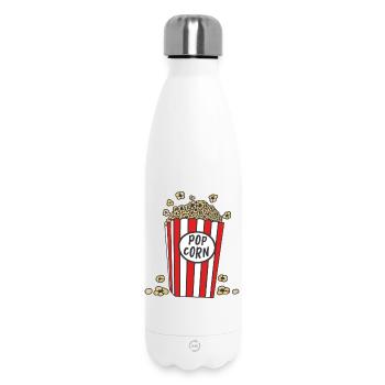 Pop-corn - Bouteille isotherme 500 ml - blanc - Devant