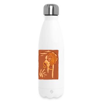 Leo Zodiac - Insulated Water Bottle 500 ml - white - Front