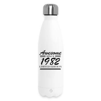 1982 - Born 1982 - Insulated Water Bottle 500 ml - white - Front