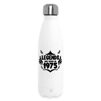 1975 - Jahrgang 1975 - Thermosflasche 500 ml - Weiß - Vorne