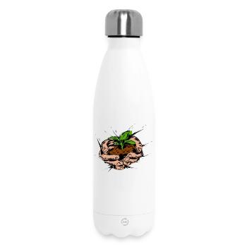 Jardin du jardinier - Bouteille isotherme 500 ml - blanc - Devant