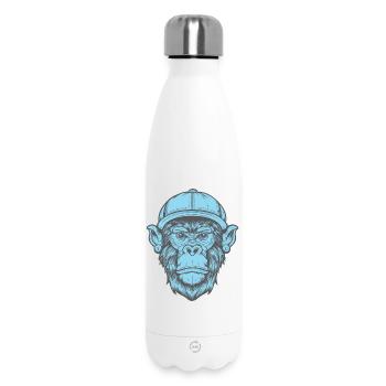 Funky Affe - Thermosflasche 500 ml - Weiß - Vorne