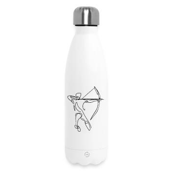 Archery Sketch - Insulated Water Bottle 500 ml - white - Front