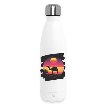 Chameau - Bouteille isotherme 500 ml - blanc - Devant