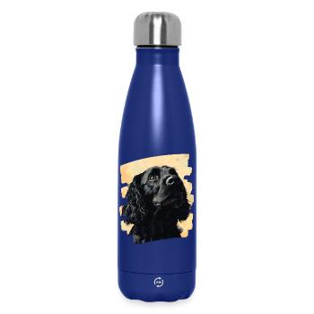 Cocker Spaniel - Bouteille isotherme 500 ml - bleu foncé  - Devant