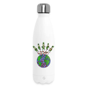 Folk Music Sheep - Insulated Water Bottle 500 ml - white - Front