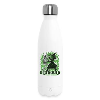 Funny witch motif for Halloween - Insulated Water Bottle 500 ml - white - Front
