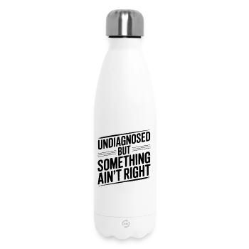 Nicht diagnostiziert, aber irgendetwas stimmt nicht - Thermosflasche 500 ml - Weiß - Vorne