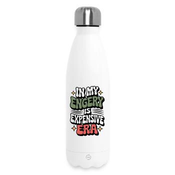 Mon énergie est chère - Bouteille isotherme 500 ml - blanc - Devant