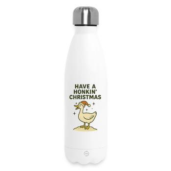 Weihnachtsgans Honkin' Hab ein Weihnachten - Thermosflasche 500 ml - Weiß - Vorne