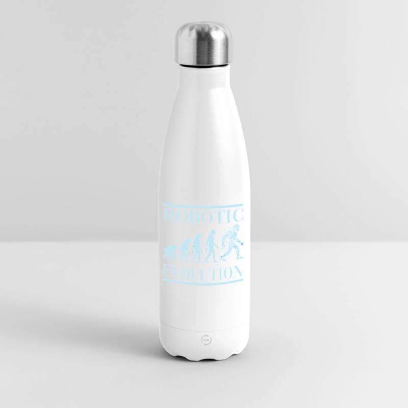 Robot Évolution Progrès Avenir Humain Bouteille isotherme 500 ml
