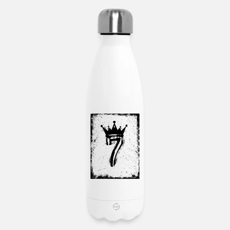 7 – Conception du Roi Couronne - Bouteille isotherme 500 ml - blanc
