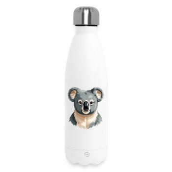 Sanfter Koala Portrait - Thermosflasche 500 ml - Weiß - Vorne