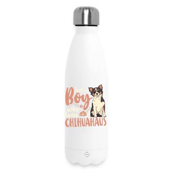 Chihuahua Chihuahueño Boy Just A - Thermosflasche 500 ml - Weiß - Vorne