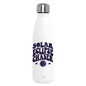 Solar eclipse chaser - Insulated Water Bottle 500 ml - white - Front